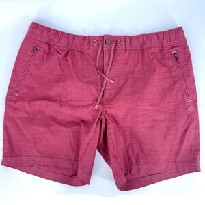 L. L. Bean Mens Explorer Ripstop Shorts Rust 8" Inseam Size XL